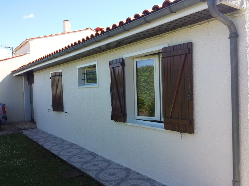 Ravalement de façade, maison