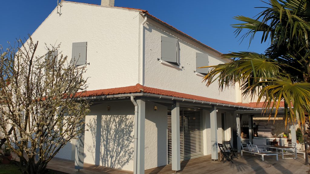 Ravalement de façade, maison