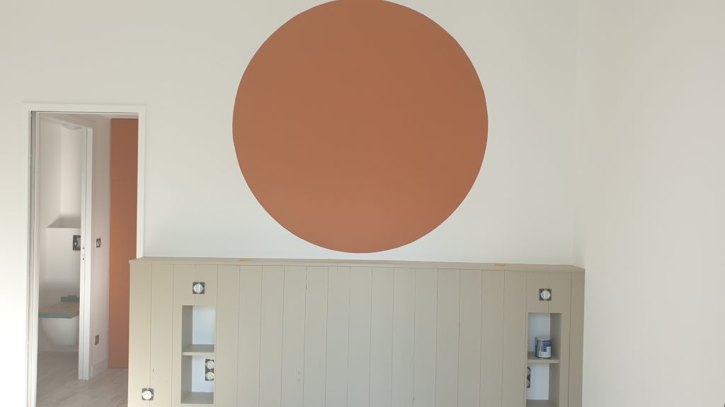 Mise en peinture, maison